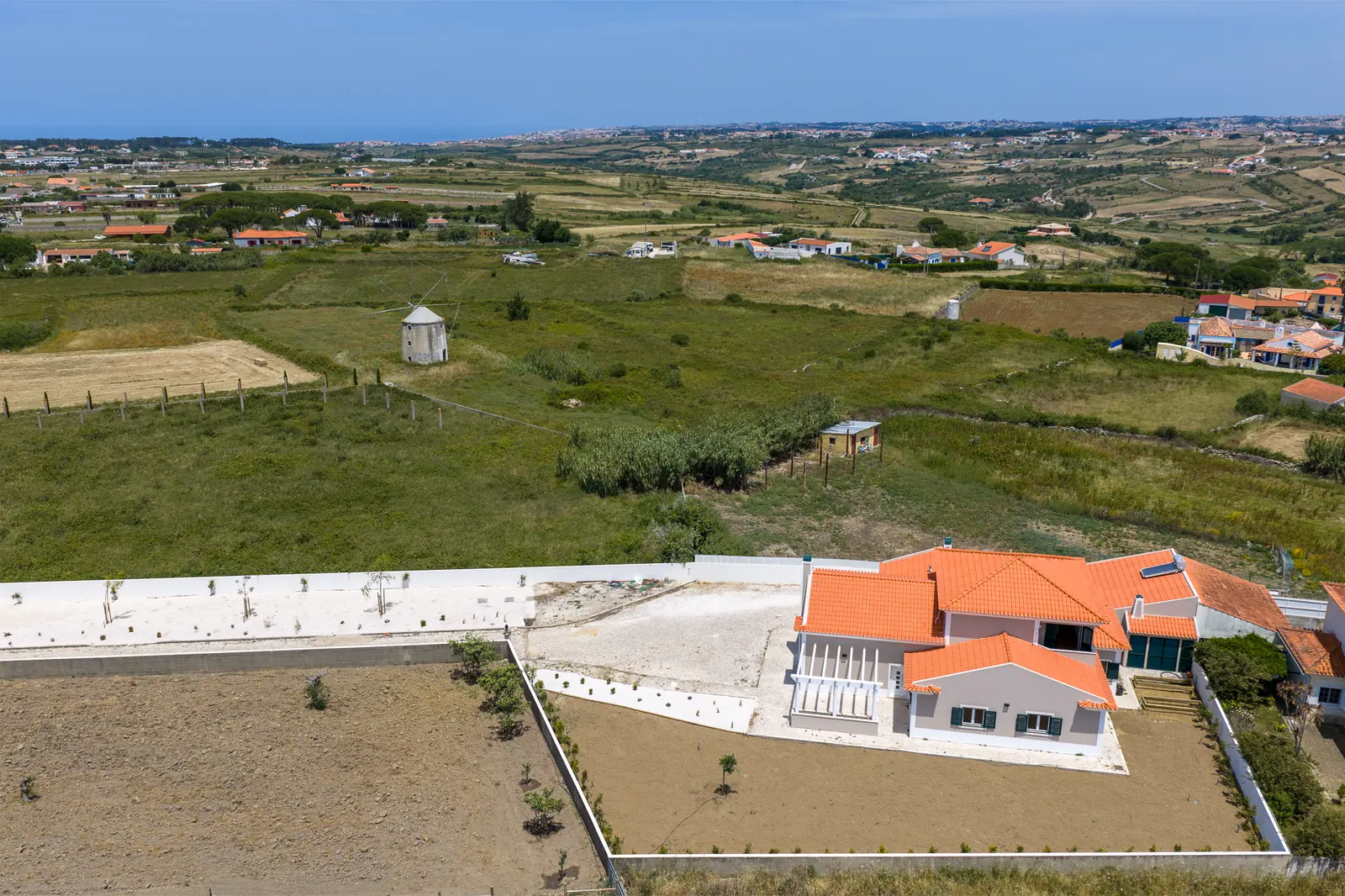 Exterior da moradia, luz natural